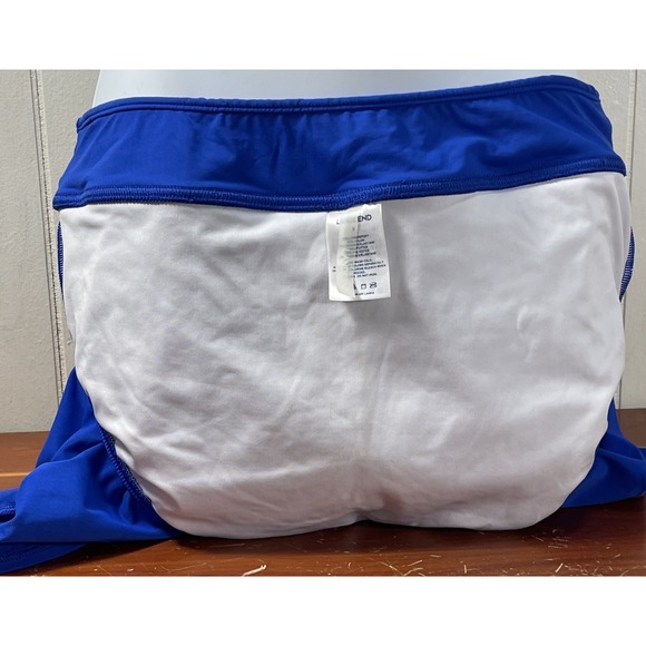 LAND'S‎ END ROYAL BLUE swim Bottom Skirt Size 8 Beach Pool - Picture 8 of 15